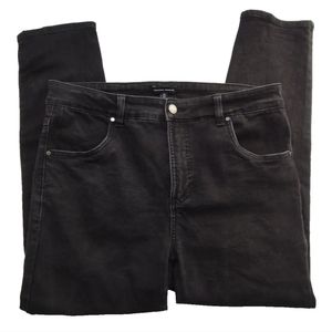 Universal Standard 14x26 Seine High-Rise Skinny Black Stretch Denim Jean US20093